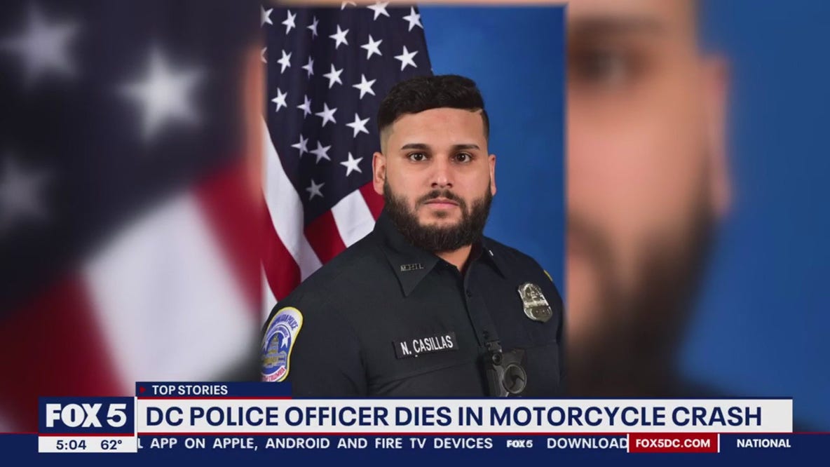DC police officer killed in crash